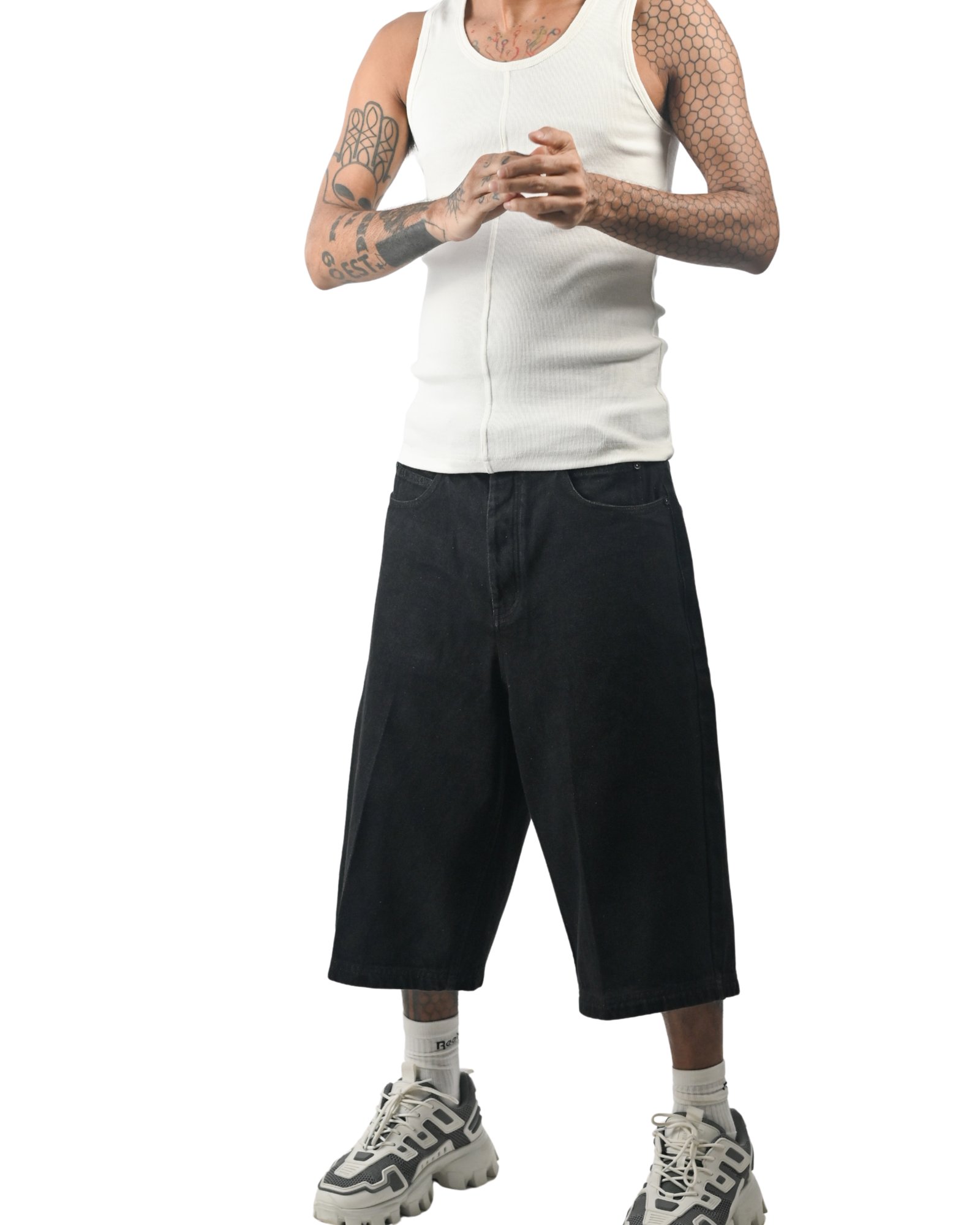 Men's denim shorts
